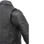 Milwaukee Leather Black Vintage Motorcycle Inspired Vegan Tan Fashion Leather Jacket for Women SFL2812 - Image 4