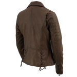 Milwaukee Leather Brown Vintage Motorcycle Inspired Vegan Tan Fashion Leather Jacket for Women SFL2812 - Image 22