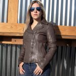 Milwaukee Leather Brown Vintage Motorcycle Inspired Vegan Tan Fashion Leather Jacket for Women SFL2812 - Image 5