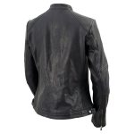 Milwaukee Leather Vintage SFL2813 Women’s Black Leather Moto Style Fashion Jacket - Image 6