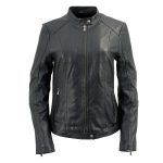 Milwaukee Leather Vintage SFL2813 Women’s Black Leather Moto Style Fashion Jacket - Image 8
