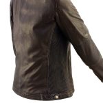 Milwaukee Leather Vintage SFL2813 Women’s Brown Leather Moto Style Fashion Jacket - Image 5