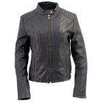 Milwaukee Leather Vintage SFL2814 Women’s Black Leather Motorcycle Style Fashion Jacket - Image 7