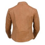 Milwaukee Leather Vintage SFL2814 Women’s Cognac Leather Moto Style Fashion Jacket - Image 4