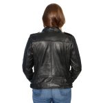 Milwaukee Leather SFL2820 Women’s Quilted Black Lambskin Motorcycle Style Fashion Casual Leather Jacket - Image 2