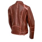 Milwaukee Leather SFL2830 Women’s Maroon Sheepskin Scuba Style Fashion Leather Jacket - Image 7