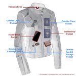 Milwaukee Leather SFL2830 Women’s Pink Scuba Style Sheepskin Fashion Leather Jacket - Image 5