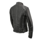 Milwaukee Leather SFL2830 Women’s Black Sheepskin Scuba Style Fashion Leather Jacket - Image 8
