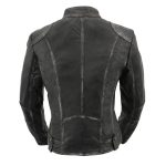 Milwaukee Leather SFL2830 Women’s Black Sheepskin Scuba Style Fashion Leather Jacket - Image 9