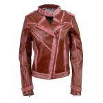 Milwaukee Leather SFL2840 Women’s Maiden Maroon Premium Sheepskin Motorcycle Fashion Leather Jacket with Studs - Image 10
