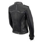 Milwaukee Leather SFL2840 Women’s Maiden Black Premium Sheepskin Motorcycle Fashion Leather Jacket with Studs - Image 7