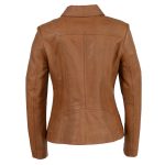 Milwaukee Leather SFL2850 Women’s Classic Saddle Zippered Motorcycle Style Fashion Leather Jacket with Shirt Style Collar - Image 2