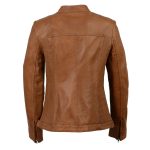 Milwaukee Leather SFL2855 Women’s Saddle Zip Front Leather Jacket with Side Stretch Fitting - Image 2