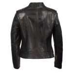 Milwaukee Leather Women’s Zip Front Stand Up Collar Black Leather Jacket SFL2860 - Image 2