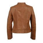 Milwaukee Leather SFL2860 Women’s Saddle Zip Front Stand Up Collar Leather Jacket - Image 2