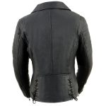 Milwaukee Leather SFL2870 Women’s ‘Duchess’ Black Motorcycle Style Fashion Casual Leather Jacket - Image 2