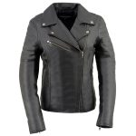 Milwaukee Leather SFL2870 Women’s ‘Duchess’ Black Motorcycle Style Fashion Casual Leather Jacket - Image 7