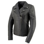 Milwaukee Leather SFL2870 Women’s ‘Duchess’ Black Motorcycle Style Fashion Casual Leather Jacket - Image 6
