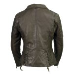 Milwaukee Leather Women’s Duchess Olive Motorcycle Style Fashion Casual Leather Jacket SFL2870 - Image 13