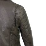 Milwaukee Leather Women’s Duchess Olive Motorcycle Style Fashion Casual Leather Jacket SFL2870 - Image 9