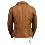 Milwaukee Leather Women’s Duchess Whiskey Motorcycle Style Fashion Casual Leather Jacket SFL2870 - Image 11