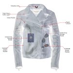 Milwaukee Leather Women’s Duchess Blue Motorcycle Style Fashion Casual Leather Jacket SFL2870 - Image 4