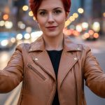 Milwaukee Leather Women’s Duchess Whiskey Motorcycle Style Fashion Casual Leather Jacket SFL2870 - Image 4