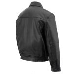 Milwaukee Leather Men’s Classic Black Bomber Leather Jacket SFM1519 - Image 6