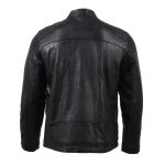 Milwaukee Leather Vintage SFM1803 Men’s Black Leather Moto Style Fashion Jacket - Image 2