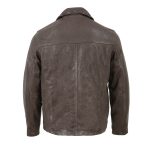 Milwaukee Leather Vintage SFM1804 Men’s Classic Brown Zipper Front Jacket with Shirt Collar - Image 4
