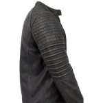 Milwaukee Leather Vintage SFM1808 Men’s Brown Leather Seamed Shoulder Zipper Front Jacket - Image 10