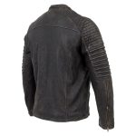 Milwaukee Leather Vintage SFM1808 Men’s Brown Leather Seamed Shoulder Zipper Front Jacket - Image 6