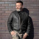 Milwaukee Leather Vintage SFM1808 Men’s Black Leather Seamed Shoulder Zipper Front Jacket - Image 4