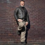 Milwaukee Leather Vintage SFM1808 Men’s Black Leather Seamed Shoulder Zipper Front Jacket - Image 6
