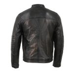 Milwaukee Leather SFM1809 Men’s Two-Tone Euro Collar Cafe Style Leather Jacket - Image 2