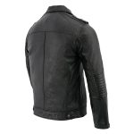Milwaukee Leather SFM1810 Men’s Black Lamsbkin Patch Pocket Leather Jacket - Image 5