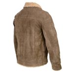 Milwaukee Leather Vintage SFM1811 Men’s Classic Taupe Suede Leather Fashion Coat Jacket w/ Plush Sherpa Inside Lining - Image 10