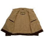 Milwaukee Leather Vintage SFM1817 Men’s Brown Suede Leather Fashion Coat Jacket w/ Plush Sherpa Inside Lining - Image 4