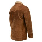 Milwaukee Leather Vintage SFM1819 Men’s Western Style Long Brown Suede Leather Fashion Coat Jacket - Image 6