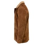 Milwaukee Leather Vintage SFM1819 Men’s Western Style Long Brown Suede Leather Fashion Coat Jacket - Image 9