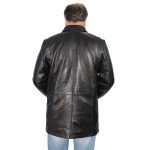 Milwaukee Leather SFM1820 Men’s Classic ‘JD’ Black Lambskin Leather Jacket with Zipper Closure - Image 6