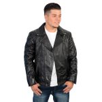 Milwaukee Leather Men’s Studded Black Leather Fashion Motorcycle Style Jacket SFM1825 - Image 5