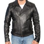 Milwaukee Leather Men’s Studded Black Leather Fashion Motorcycle Style Jacket SFM1825 - Image 6