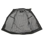 Milwaukee Leather SFM1830 Men’s ‘Cafe Racer’ Triple Stitch Black and Grey Leather Jacket - Image 4