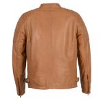 Milwaukee Leather SFM1840 Men’s ‘Quilted’ Saddle Leather Fashion Jacket with Snap Button Collar - Image 2