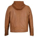 Milwaukee Leather SFM1845 Men’s Saddle Fashion Casual Leather Jacket with Removable Hoodie - Image 2