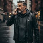 Milwaukee Leather SFM1846 Men’s Black Fashion Casual Leather Jacket with Removable Hoodie - Image 4