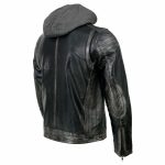 Milwaukee Leather SFM1846 Men’s Black Fashion Casual Leather Jacket with Removable Hoodie - Image 13