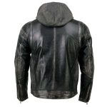 Milwaukee Leather SFM1846 Men’s Black Fashion Casual Leather Jacket with Removable Hoodie - Image 16