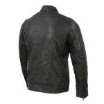 Milwaukee Leather SFM1861 Men’s Two-Tone Leather Jacket with Front Zipper Closure - Image 8